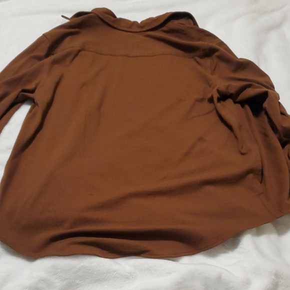 Kenneth Cole Chocolate Brown Shirt - Picture 4 of 5